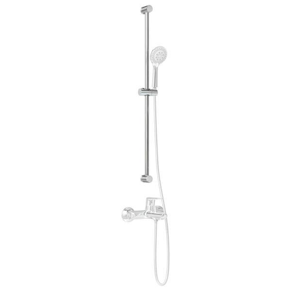Duschkopfhalter Chrom 100 cm Edelstahl