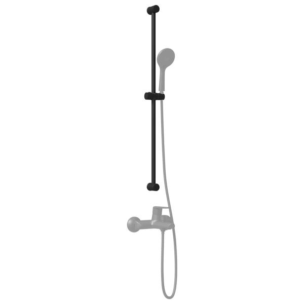 Duschkopfhalter Schwarz 100 cm Edelstahl