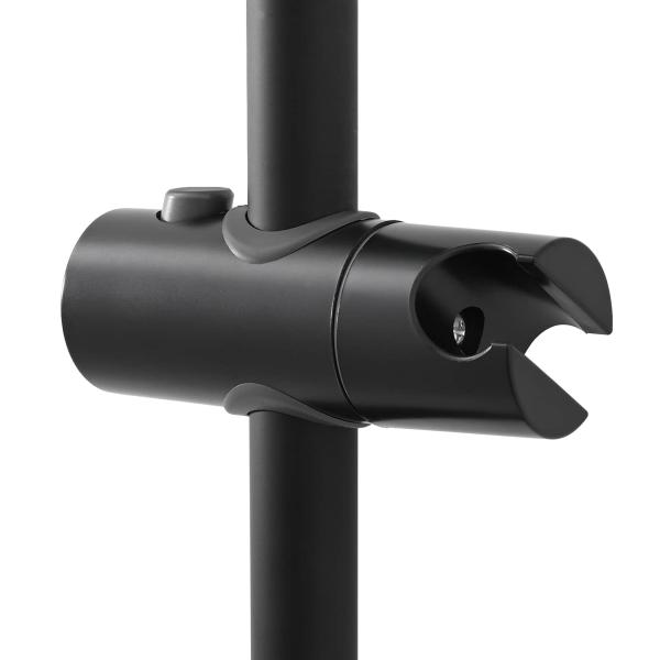 Duschkopfhalter Schwarz 100 cm Edelstahl