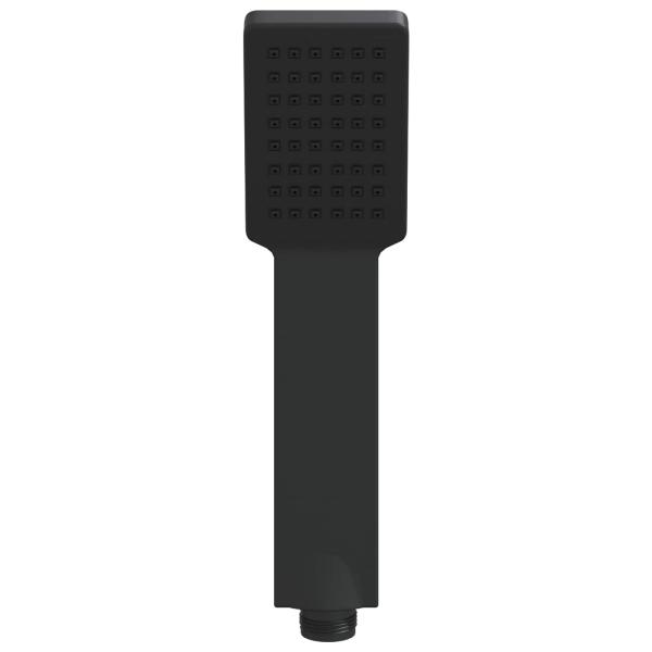 Duschkopfset Schwarz 150 cm Edelstahl