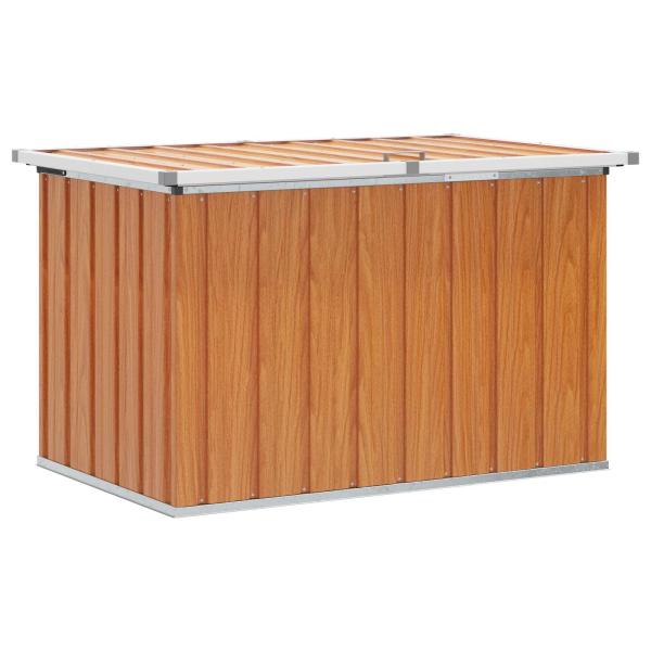 Außenlagerbox Holz 109 x 67 x 65 cm Verzinkter Stahl