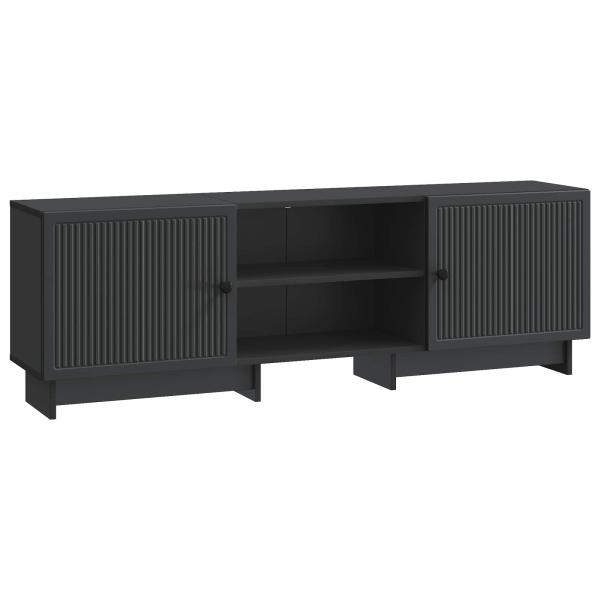 TV-Schränk 150 x 31 x 50 cm Schwarz Holzwerkstoff