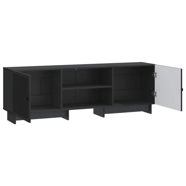 TV-Schränk 150 x 31 x 50 cm Schwarz Holzwerkstoff