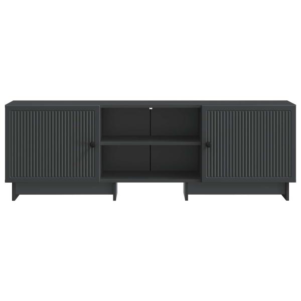 TV-Schränk 150 x 31 x 50 cm Schwarz Holzwerkstoff