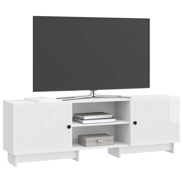TV-Schränk 150 x 31 x 50 cm Hochglanz Weiß Holzwerkstoff