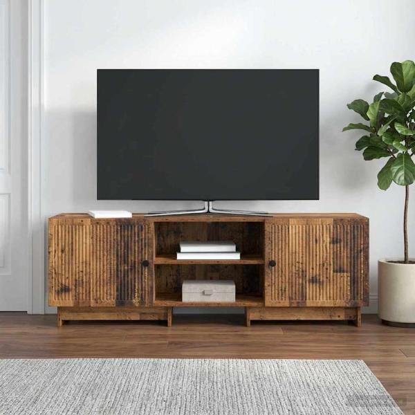 ARDEBO.de - TV-Schränk 150 x 31 x 50 cm Altholz Holzwerkstoff