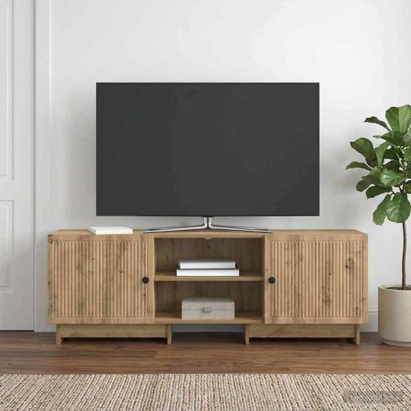 ARDEBO.de - TV-Schränk 150 x 31 x 50 cm Artisan-Eiche Holzwerkstoff