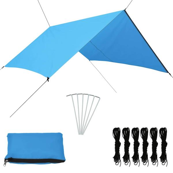 ARDEBO.de - Outdoor-Tarp 3x2,85 m Blau