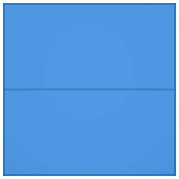 Outdoor-Tarp 4x4 m Blau