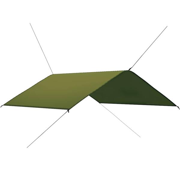 Outdoor-Tarp 4x4 m Grün