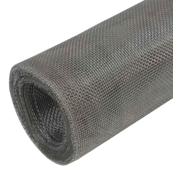 Drahtzäune 100 x 1000 cm Edelstahl 304 Silber