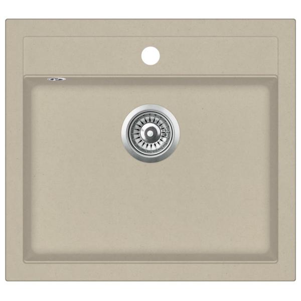 Granitspüle Einzelbecken Beige