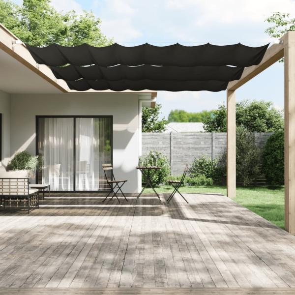 ARDEBO.de - Senkrechtmarkise Anthrazit 140x800 cm Oxford-Gewebe