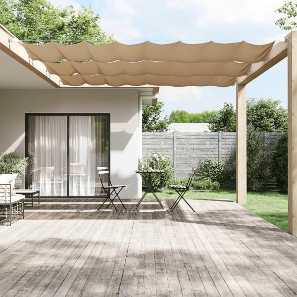 ARDEBO.de - Senkrechtmarkise Taupe 60x1200 cm Oxford-Gewebe