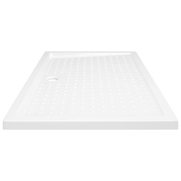 Duschwanne Anti-Rutsch Weiß 80x120x4 cm ABS
