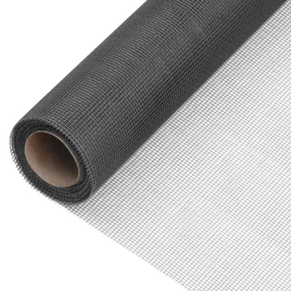 ARDEBO.de - Fliegengitter Fiberglas 60x1000 cm Schwarz