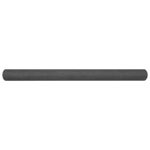 Fliegengitter Fiberglas 60x2000 cm Schwarz