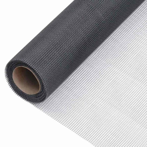 ARDEBO.de - Fliegengitter Fiberglas 60x500 cm Grau