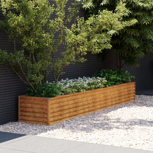 ARDEBO.de - Garten-Hochbeet 291 x 50 x 36 cm Cortenstahl