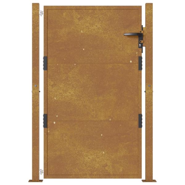Gartentor 100x125 cm Cortenstahl