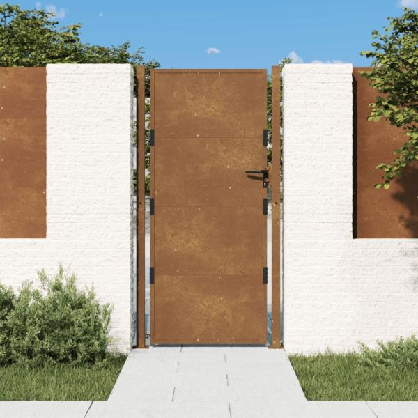 ARDEBO.de - Gartentor 100x175 cm Cortenstahl
