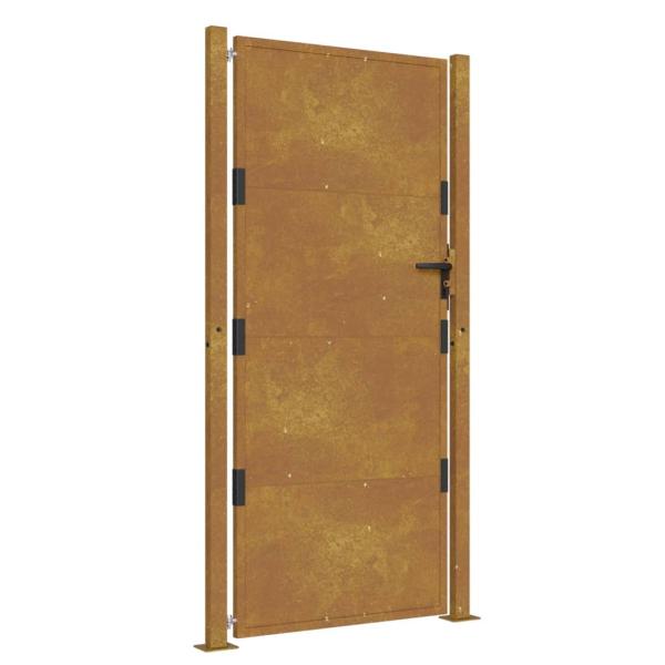 Gartentor 100x175 cm Cortenstahl
