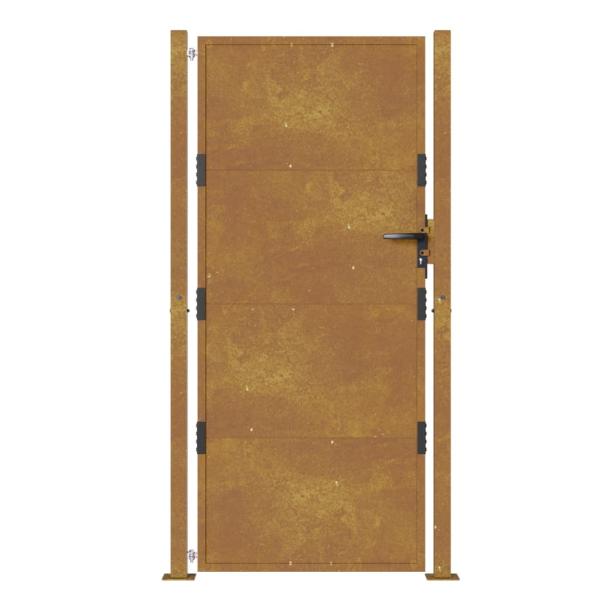Gartentor 100x175 cm Cortenstahl