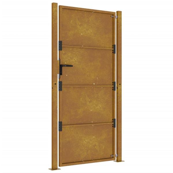 Gartentor 100x175 cm Cortenstahl