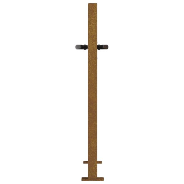 Gartentor 100x75 cm Cortenstahl Baumdesign