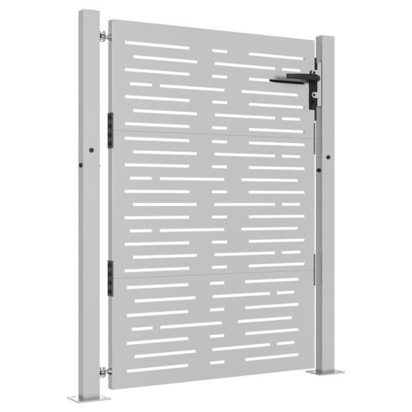 Gartentor 100x150 cm Cortenstahl Quadratisches Design