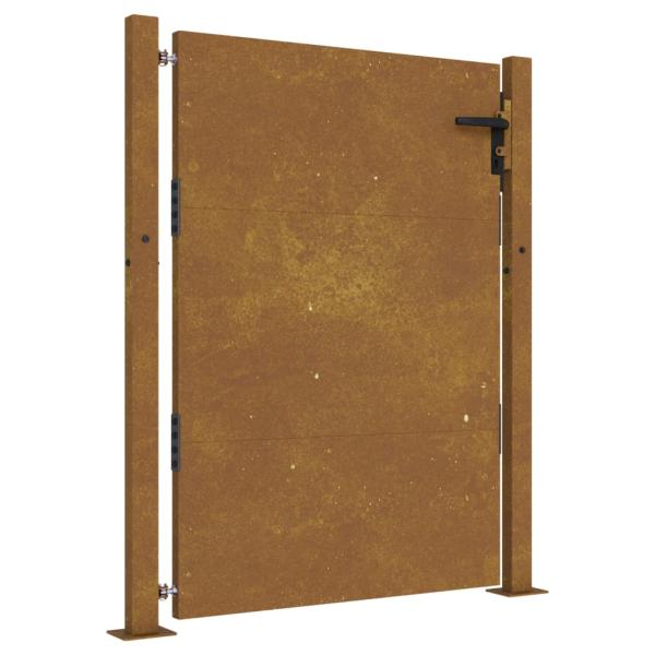 Gartentor 100x125 cm Cortenstahl