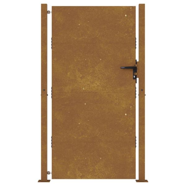 Gartentor 100x200 cm Cortenstahl