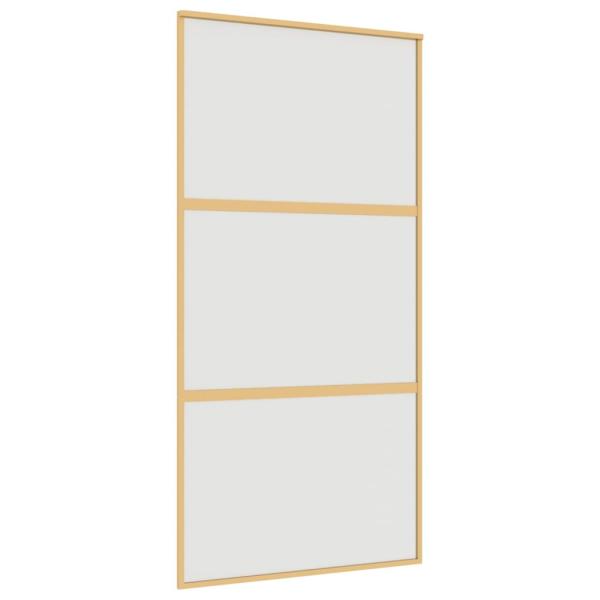 Schiebetür Golden 102,5x205 cm Matt ESG-Glas und Aluminium
