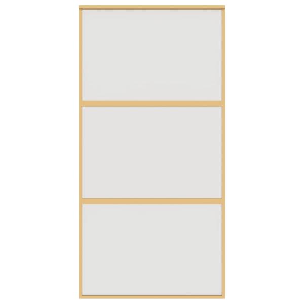 Schiebetür Golden 102,5x205 cm Matt ESG-Glas und Aluminium