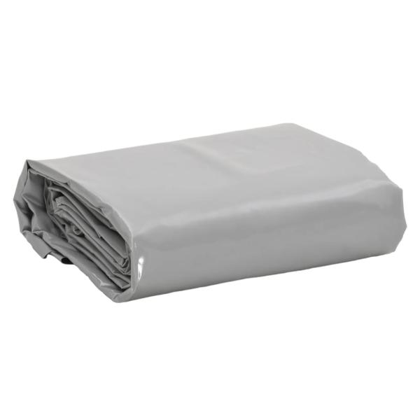 ARDEBO.de - Abdeckplane Grau 3x3 m 650 g/m²