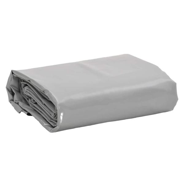 ARDEBO.de - Abdeckplane Grau 1,5x2,5 m 650 g/m²