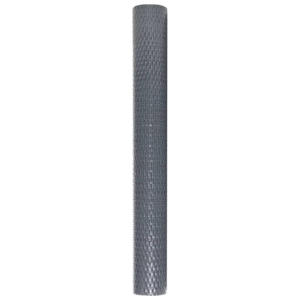 Balkon-Sichtschutz Anthrazit 400x100 cm Poly Rattan