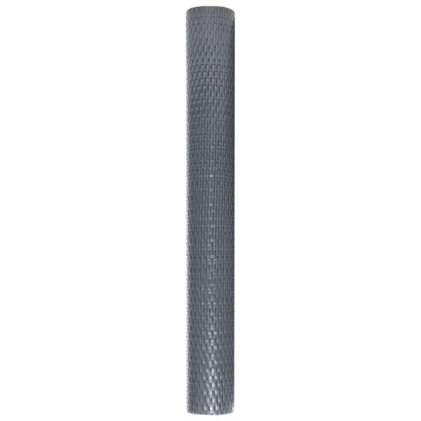 Balkon-Sichtschutz Anthrazit 600x100 cm Poly Rattan