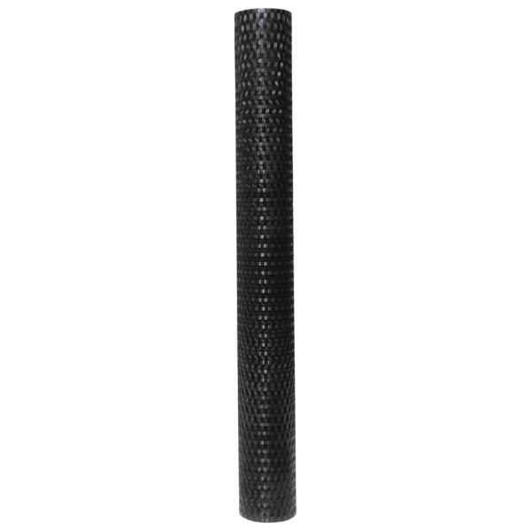 Balkon-Sichtschutz Schwarz 300x90 cm Poly Rattan