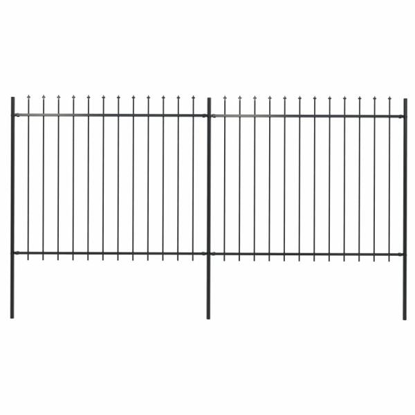 ARDEBO.de - Gartenzaun | Stahl | Stabil | Rechteckig | Modern
