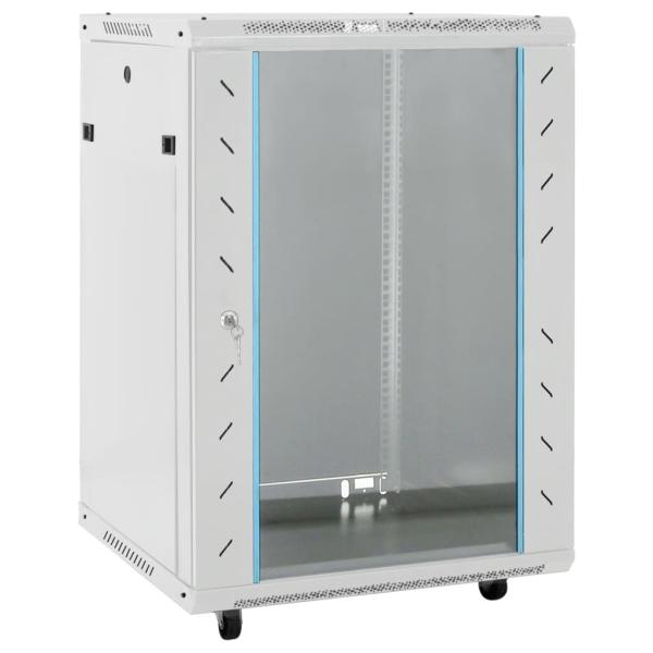 ARDEBO.de - 15U Netzwerkschrank auf Rollen 19" IP20 60x45x86 cm