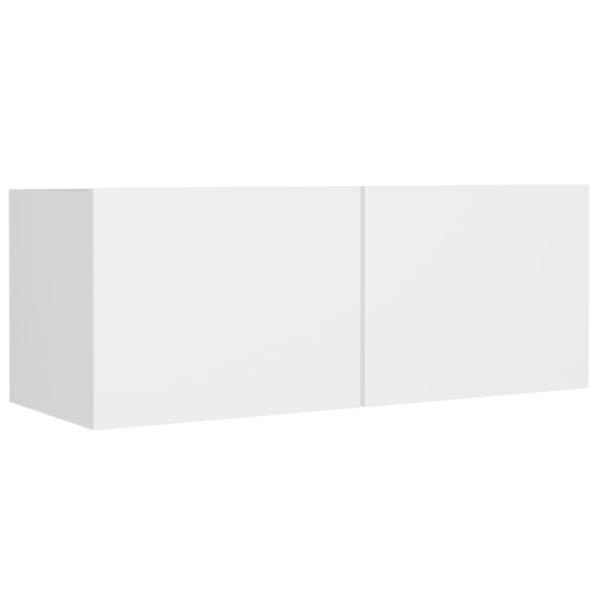 8-tlg. TV-Schrank-Set Weiß Holzwerkstoff