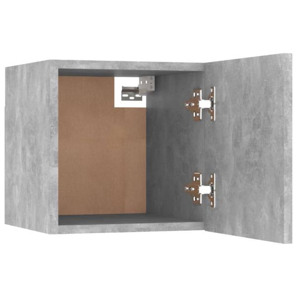 8-tlg. TV-Schrank-Set Betongrau Holzwerkstoff