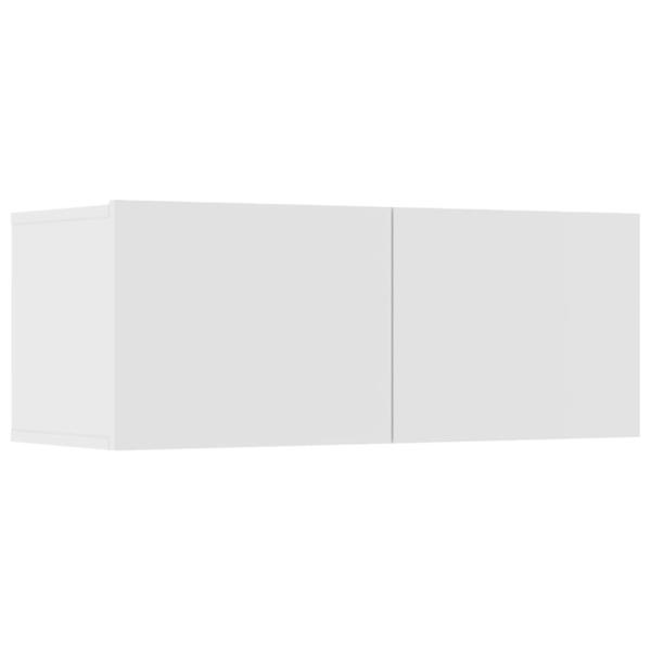 8-tlg. TV-Schrank-Set Weiß Holzwerkstoff