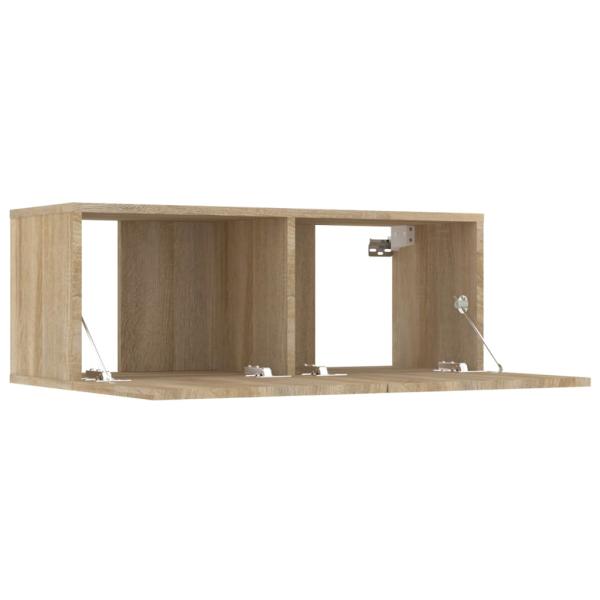 6-tlg. TV-Schrank-Set Sonoma-Eiche Holzwerkstoff
