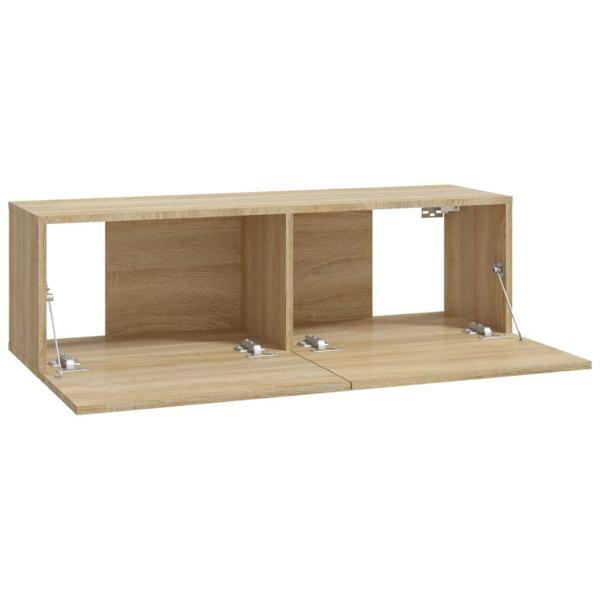 ARDEBO.de - 6-tlg. TV-Schrank-Set Sonoma-Eiche Holzwerkstoff