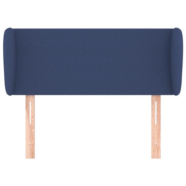 Kopfteil mit Ohren Blau 93x23x78/88 cm Stoff