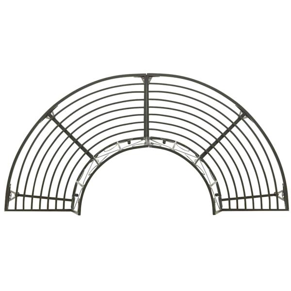 Baumbank Halbrund 160 cm Stahl