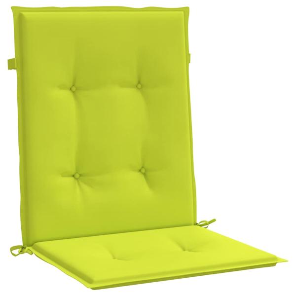 Gartenstuhlauflagen für Niedriglehner 6Stk Knallgrün 100x50x3cm