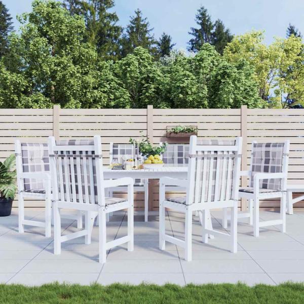 ARDEBO.de - Gartenstuhlauflagen für Niedriglehner 6 Stk. 100x50x3 cm